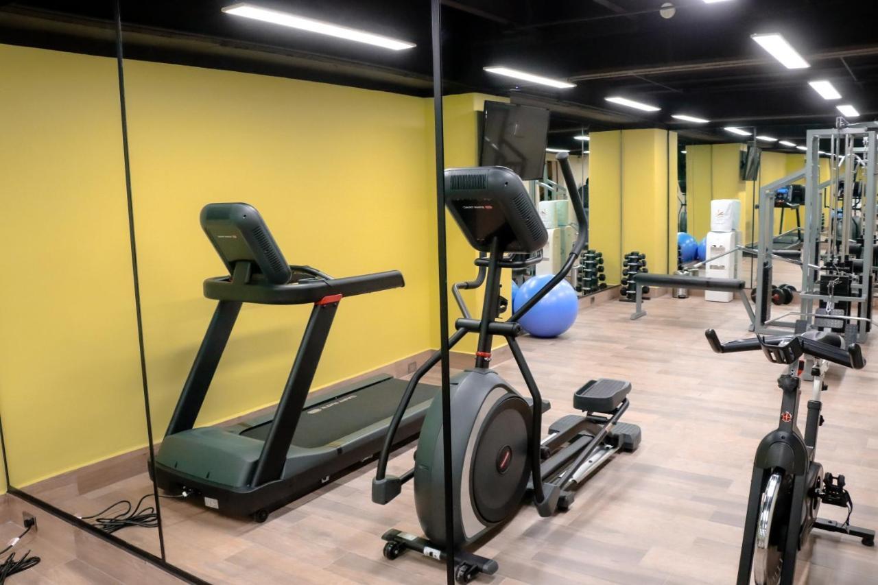 La Joya Pachuca Hotel Ngoại thất bức ảnh A gym in a hotel